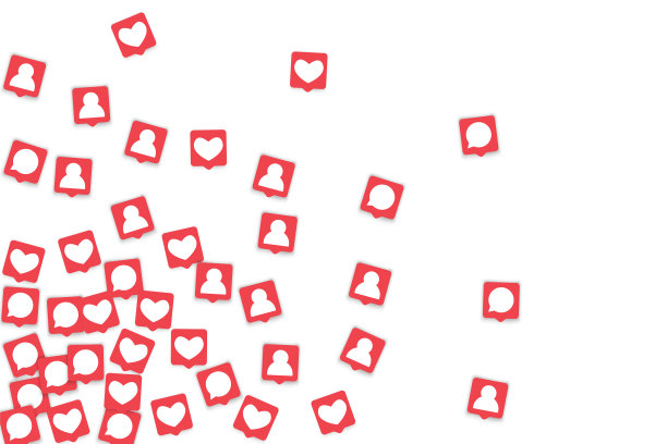 社交媒体营销背景图片下载