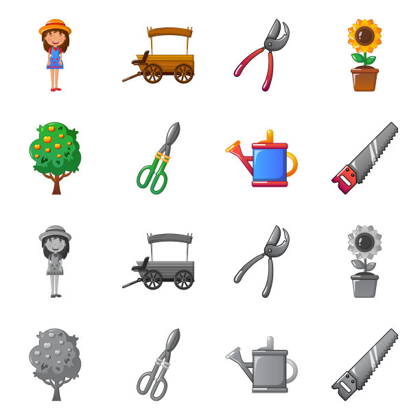 农业和农业符号图片下载