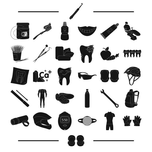 预防牙科技术和其他网页图标图片下载