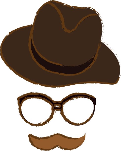 潮人偶像形象图片下载