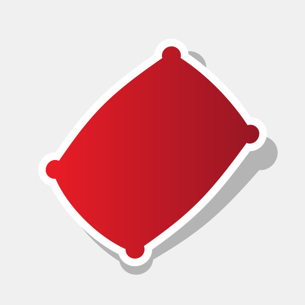 枕头上写着新年的红色图片下载