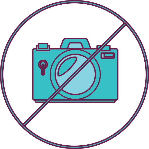 摄像否认孤立图标图片下载