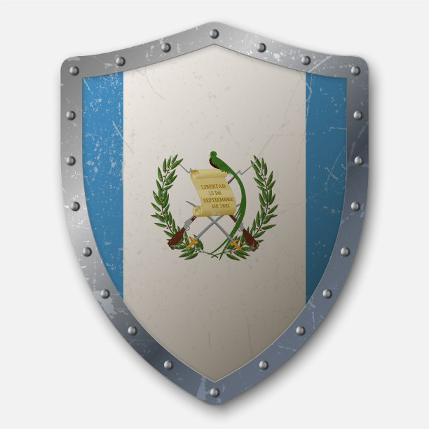 旧盾带旗图片下载