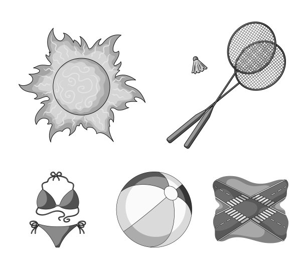 一场羽毛球比赛，一个球和夏天图片下载