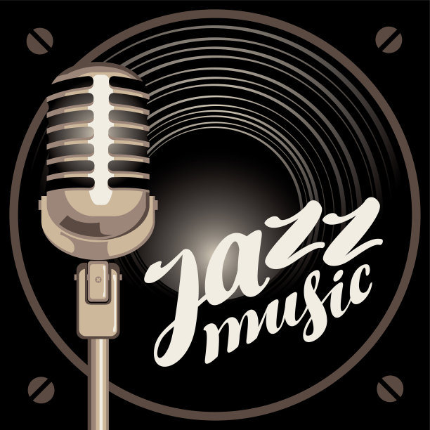 带有扬声器和麦克风的横幅图片下载