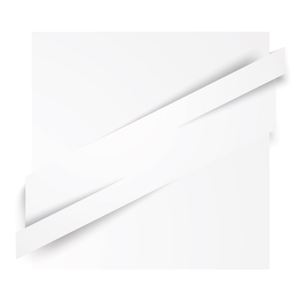 白色切割横幅与地方为您的文本图片下载