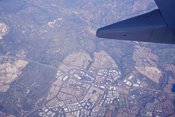 南加州的鸟瞰图图片下载