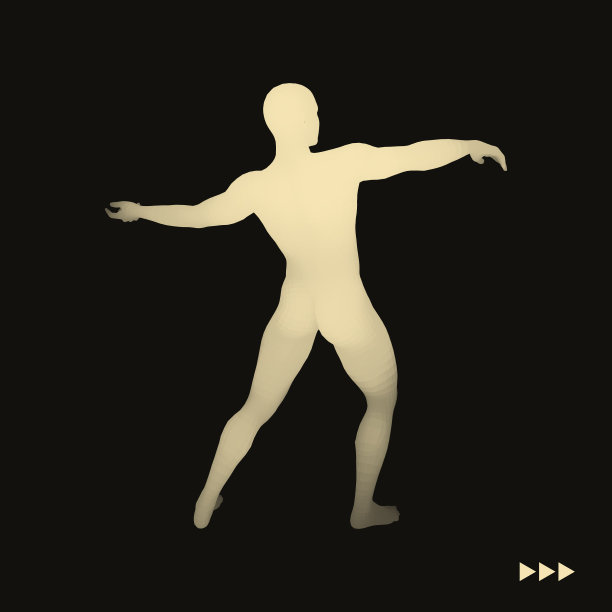 人体三维模型人体设计元素图片下载