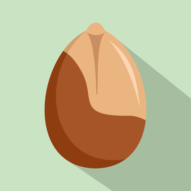 花生图标平面风格图片下载