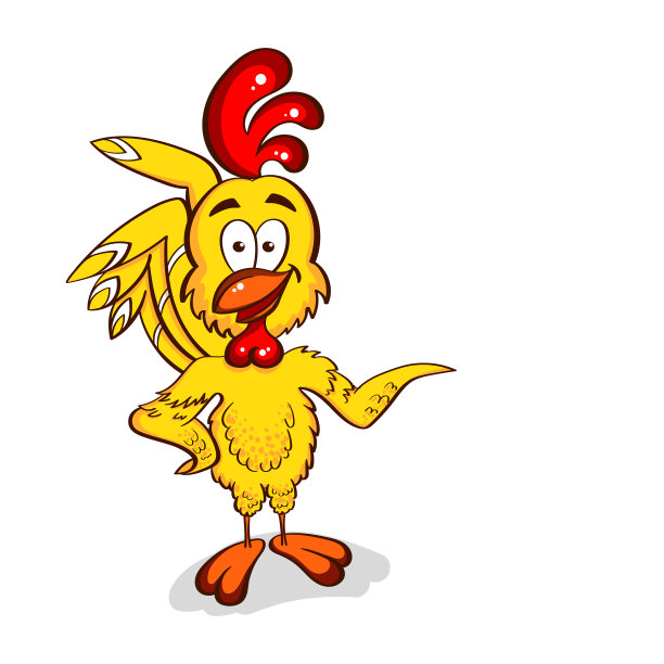 卡通黄鸡图片下载