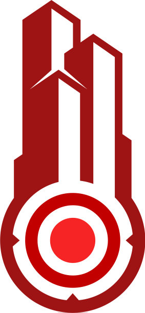 建筑目标标志图标设计图片下载