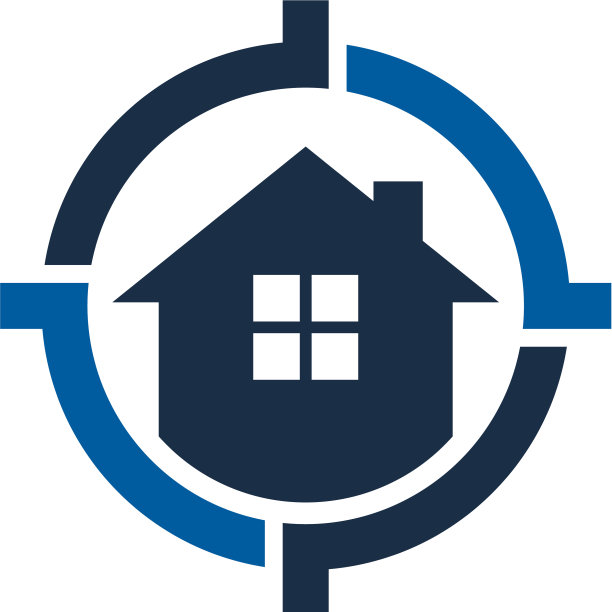 房屋目标标志图标设计图片下载