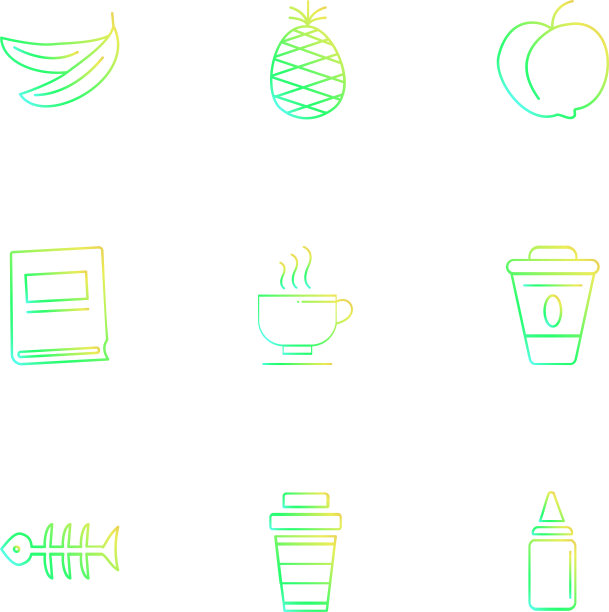 水果健康健康食品健身eps图标图片下载