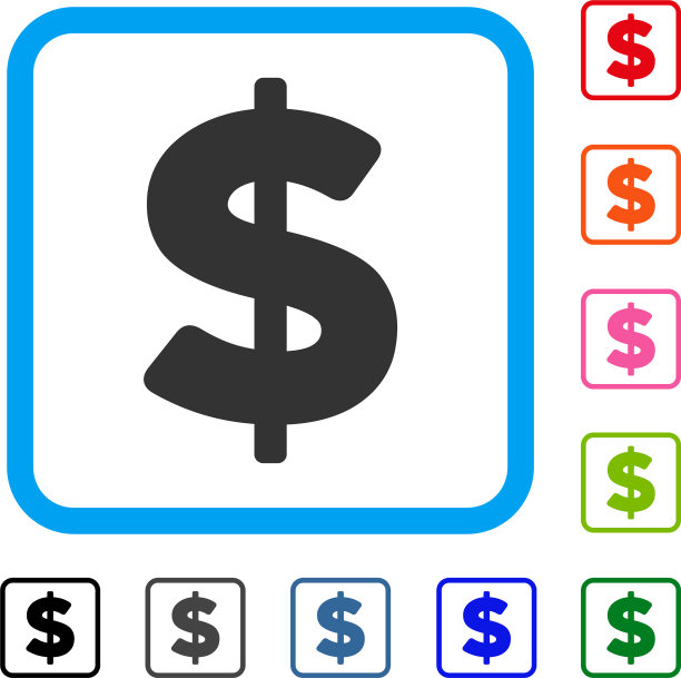 美元框架图标图片下载