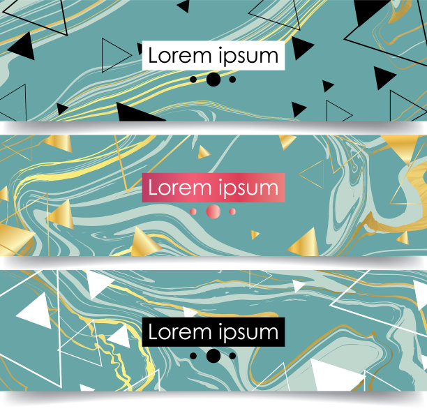 大理石宣传册及横幅图片下载