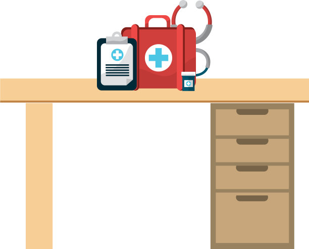 一张医生设计的书桌图片下载