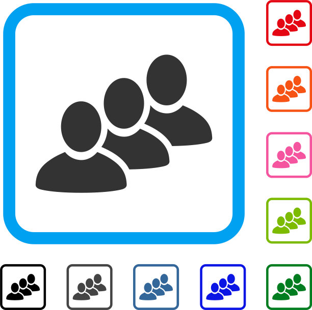 客户队列框图标图片下载