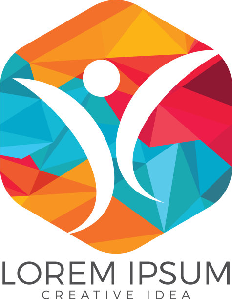 快乐人类标志设计图片下载