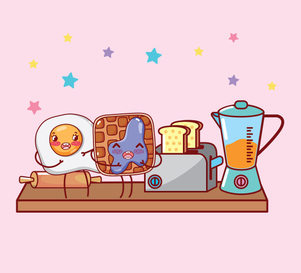 厨房物品卡通卡哇伊卡通图片下载