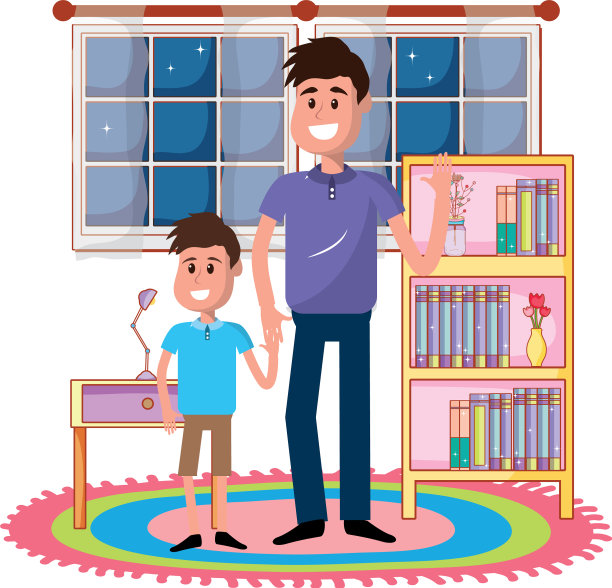 父子设计图片下载