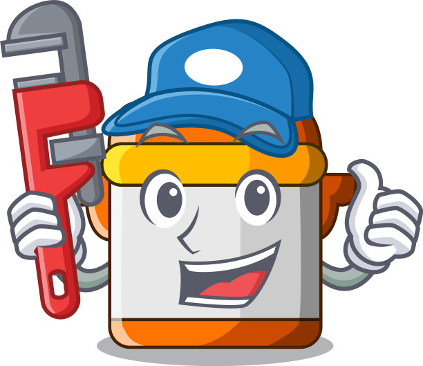 水管工电压力锅隔离图片下载