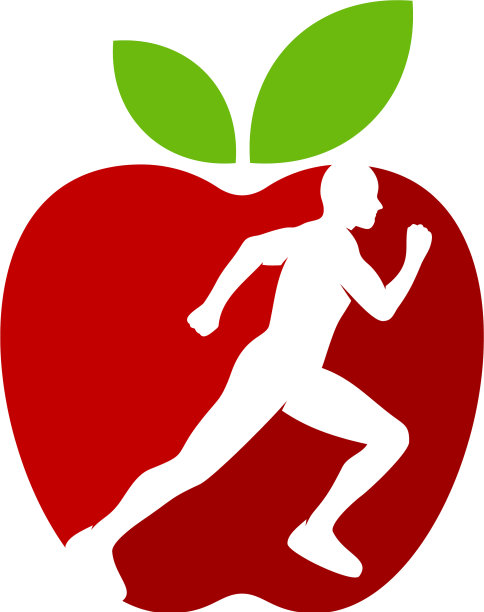 水果跑标志图标设计图片下载