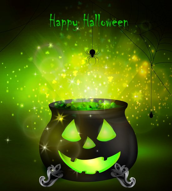 万圣节女巫大锅图片下载