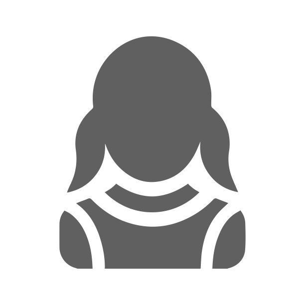 孩子化身灰色图标，女学生图片下载