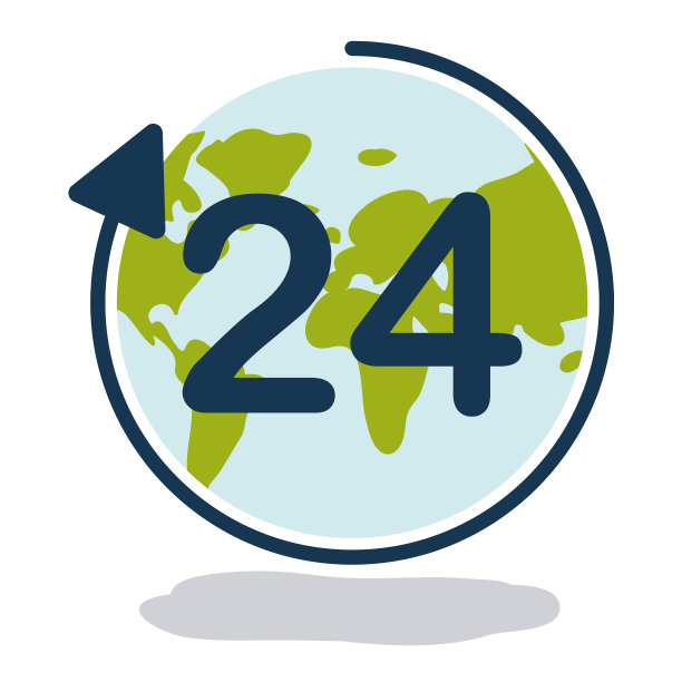 行星和时间交付和存储的概念图片下载