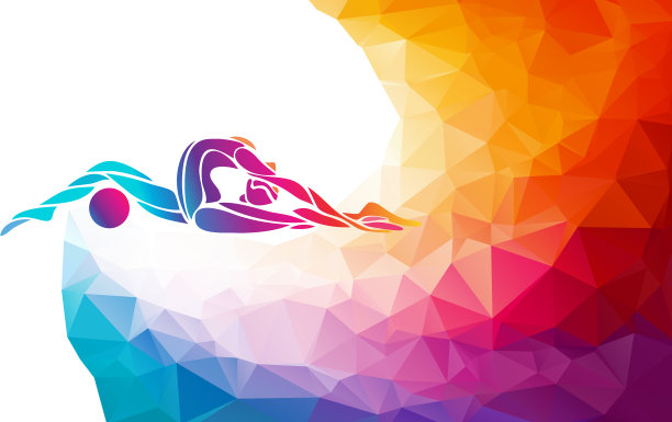 创造性的剪影体操女孩艺术图片下载