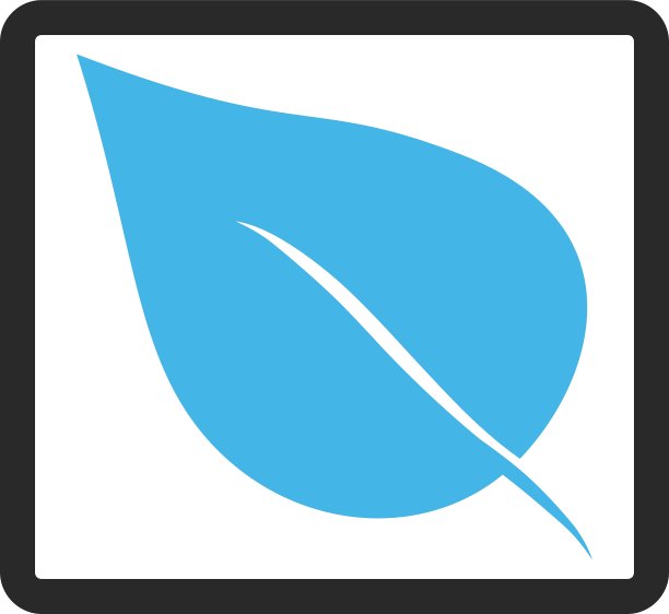 植物叶框图标图片下载