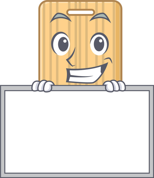 咧嘴笑板与木切板性格图片下载