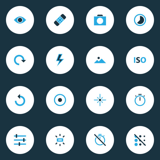 图像彩色图标设置模糊的火花图片下载