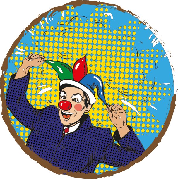 小丑中的商人小丑图片下载