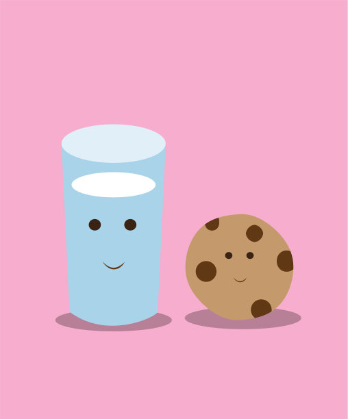 饼干和牛奶图片下载