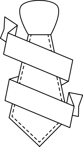 领带配饰设计图片下载