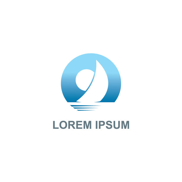 帆船海洋logo图片下载