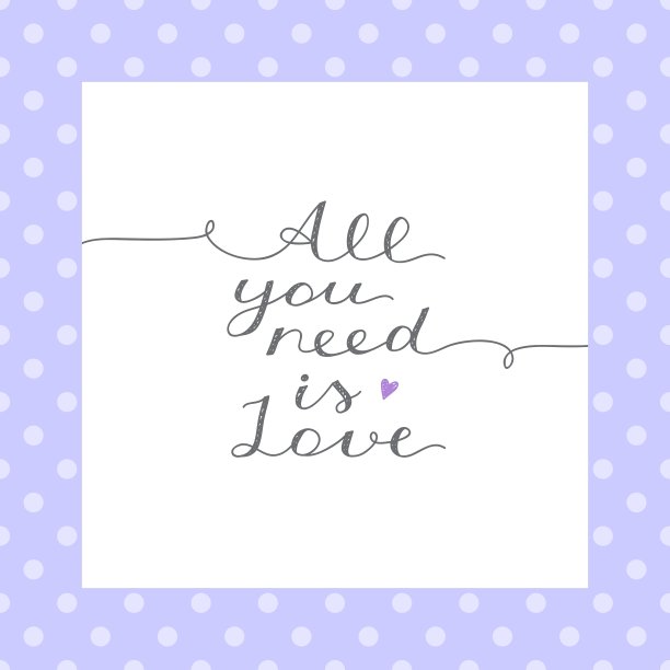 你所需要的就是爱图片下载