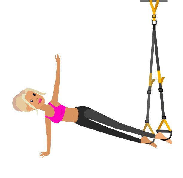 健康的女人伸展她的腿热身-孤立图片下载