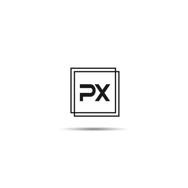 首字母PX logo模板设计图片下载
