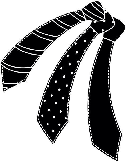 领带配饰设计图片下载