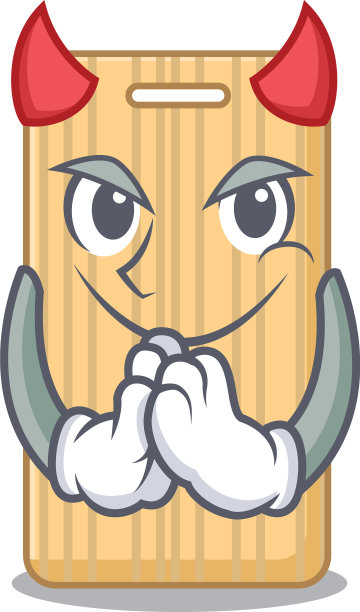 魔鬼木砧板吉祥物卡通图片下载