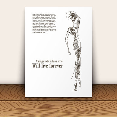 vintage-lady图片下载