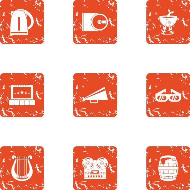 通知图标设置垃圾摇滚风格图片下载