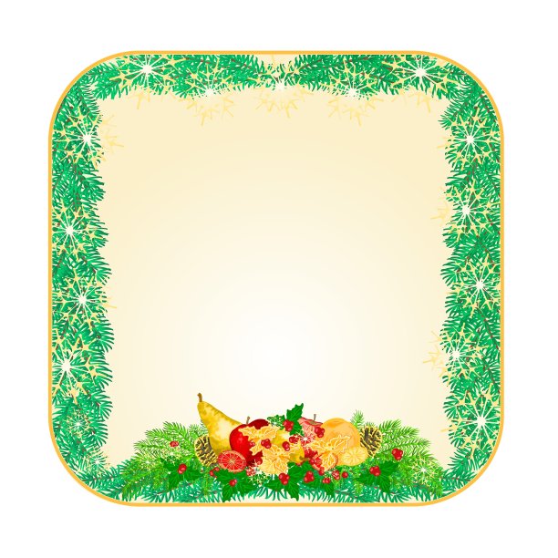 纽扣广场圣诞云杉水果图片下载