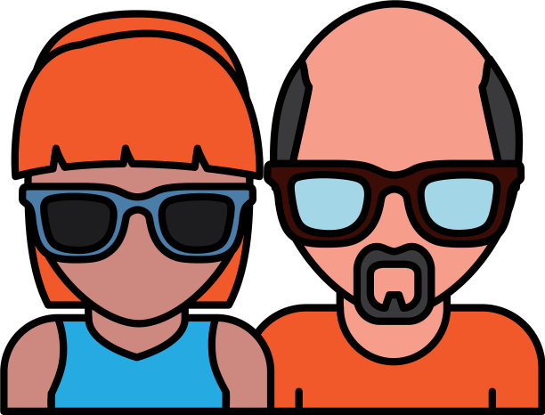 眼镜附件图标图片下载