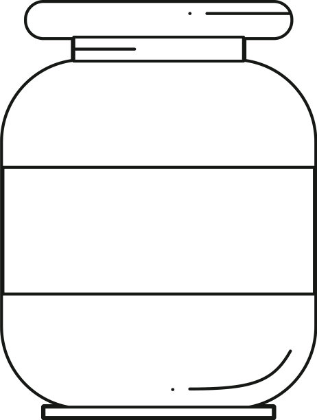 线条溶剂罐图标图片下载