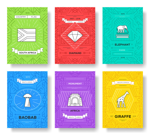 国家细线小册子卡套南非图片下载