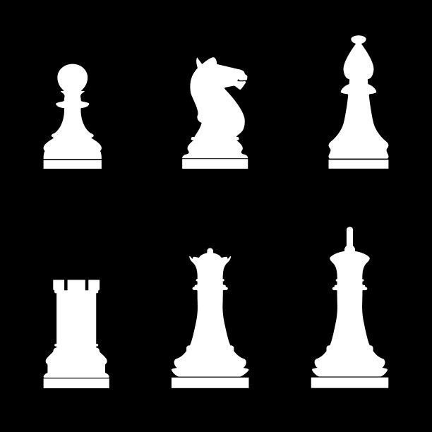 国际象棋棋子图标图片下载