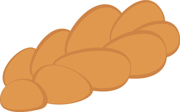 孤立的编织面包图标图片下载